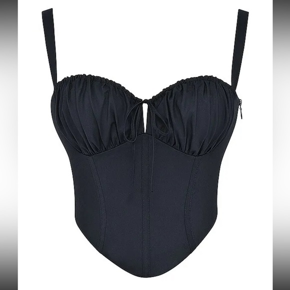 HOUSE OF CB 'Analia' Black Bustier Corset NWOT - Picture 5 of 11